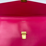 Yves Saint Laurent Autre Marque Pink Leather Briefcase