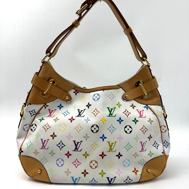 LOUIS VUITTON Limited Edition Monogram Multicolor Greta Hobo Bag