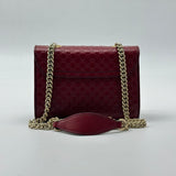 Gucci Emily Chain Flap Bag Microguccissima Leather Mini