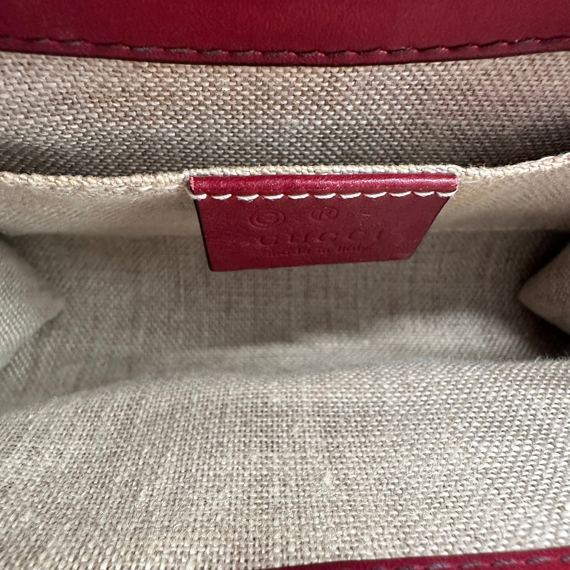 Gucci Emily Chain Flap Bag Microguccissima Leather Mini