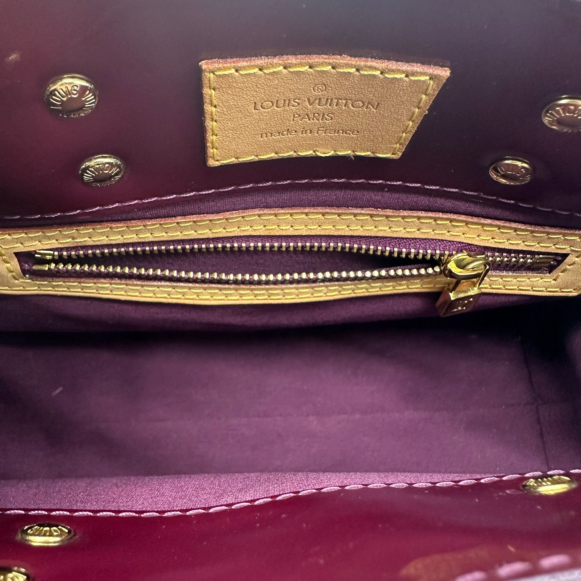 Louis Vuitton Reade Handbag Monogram Vernis PM