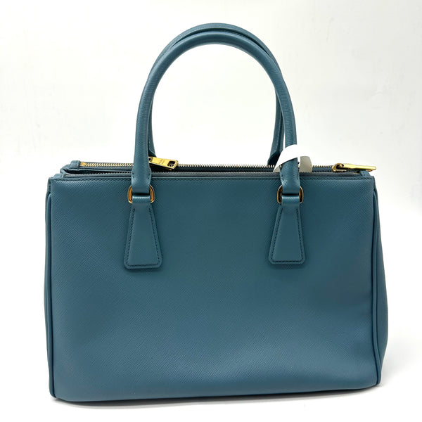 Prada Galleria Double Zip Tote Saffiano Leather Small