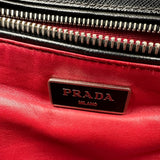 Prada Double Zip Lux Tote Vernice Saffiano Leather Small