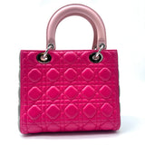 Lady Dior Bag Cannage Quilt Lambskin Medium