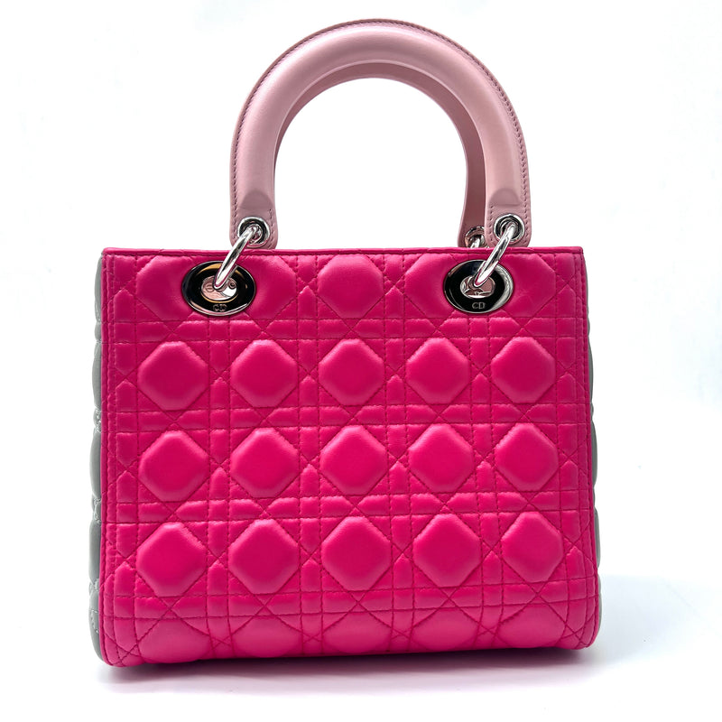 Lady Dior Bag Cannage Quilt Lambskin Medium