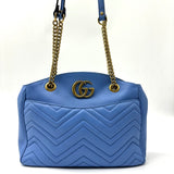 GG Medium Marmont Matelassé Chain Shoulder Bag