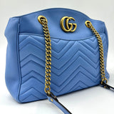 GG Medium Marmont Matelassé Chain Shoulder Bag