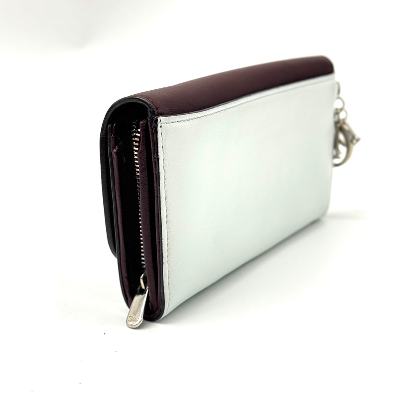 CHRISTIAN DIOR Smooth Calfskin Diorissimo Long Wallet