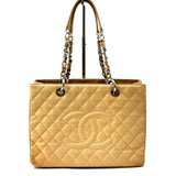 Chanel Grand Shopping Tote Quilted Caviar