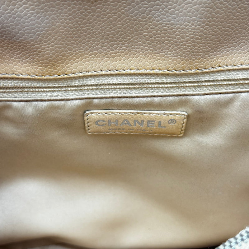 Chanel Grand Shopping Tote Quilted Caviar