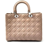 Lady Dior Bag Cannage Quilt Calfskin Large