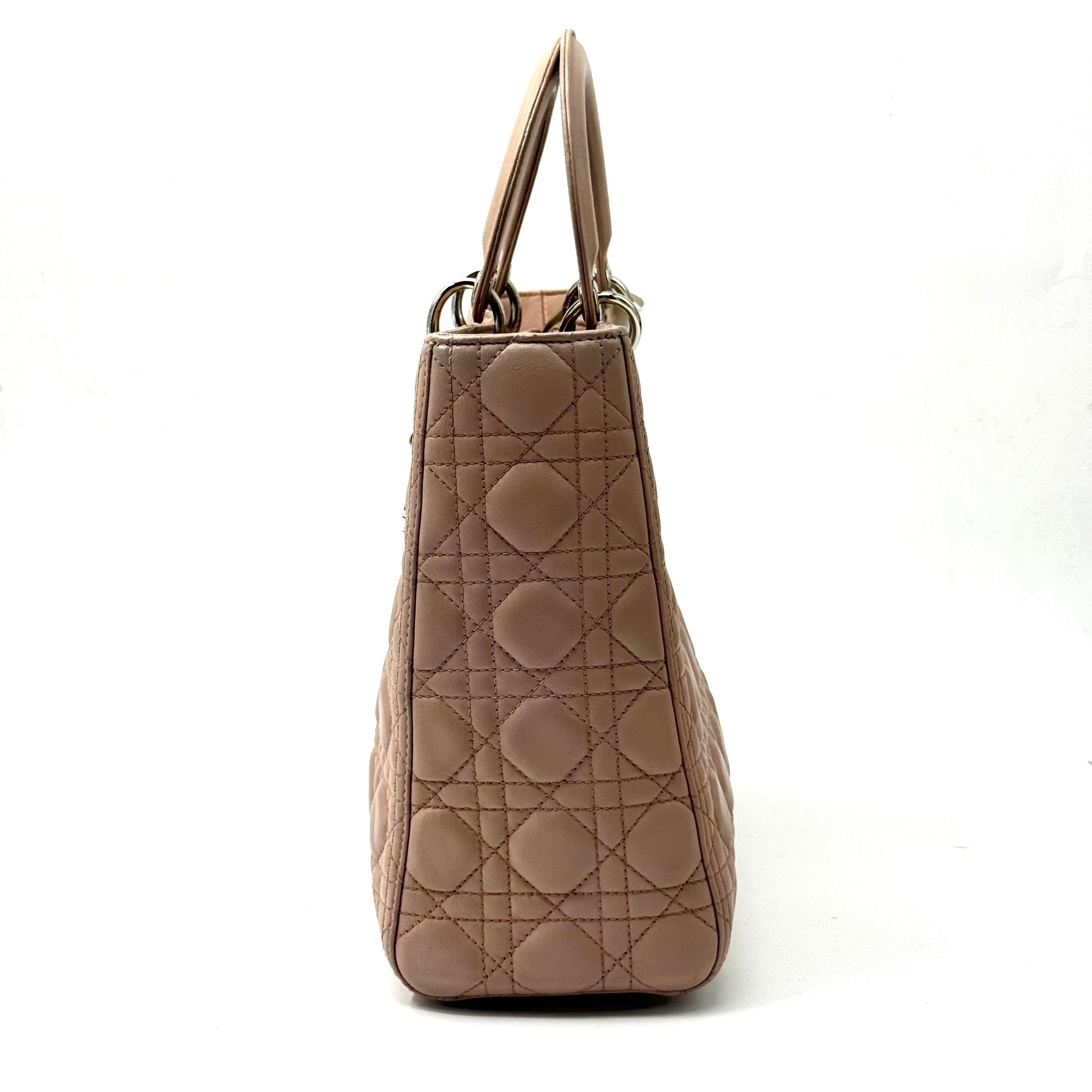 Lady Dior Bag Cannage Quilt Calfskin Large
