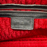 Lady Dior Handbag Cannage Quilt Lambskin Large