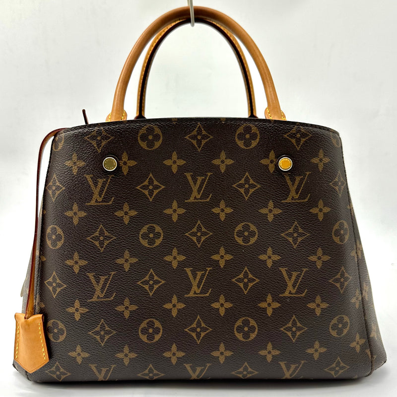 Montaigne Handbag Monogram Canvas MM