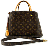 Montaigne Handbag Monogram Canvas MM