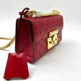 Padlock Shoulder Bag GG Coated  Leather Small