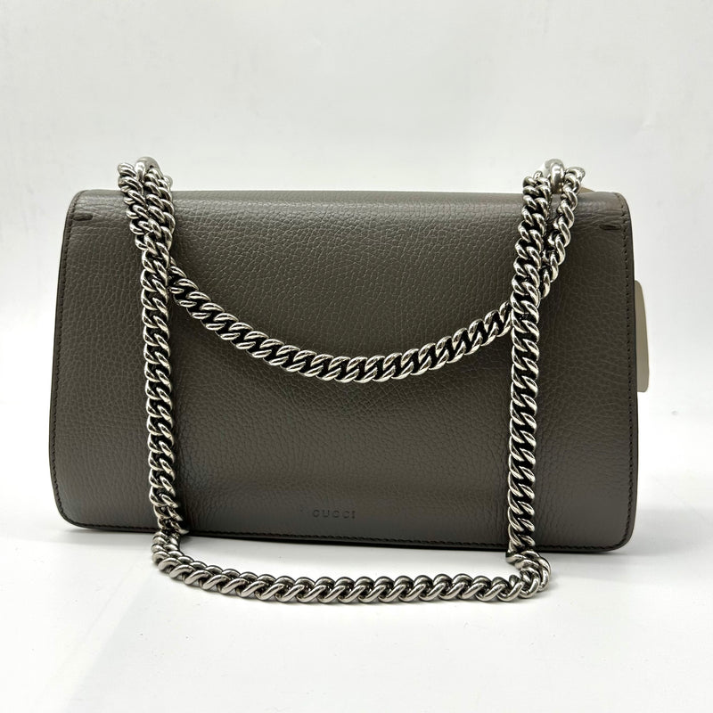 Dionysus Bag Leather Small Grey