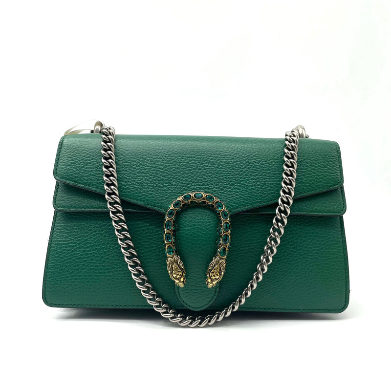 Dionysus Bag Leather Small Green