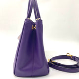 PRADA  Saffiano Medium Galleria Double Zip Tote Viola