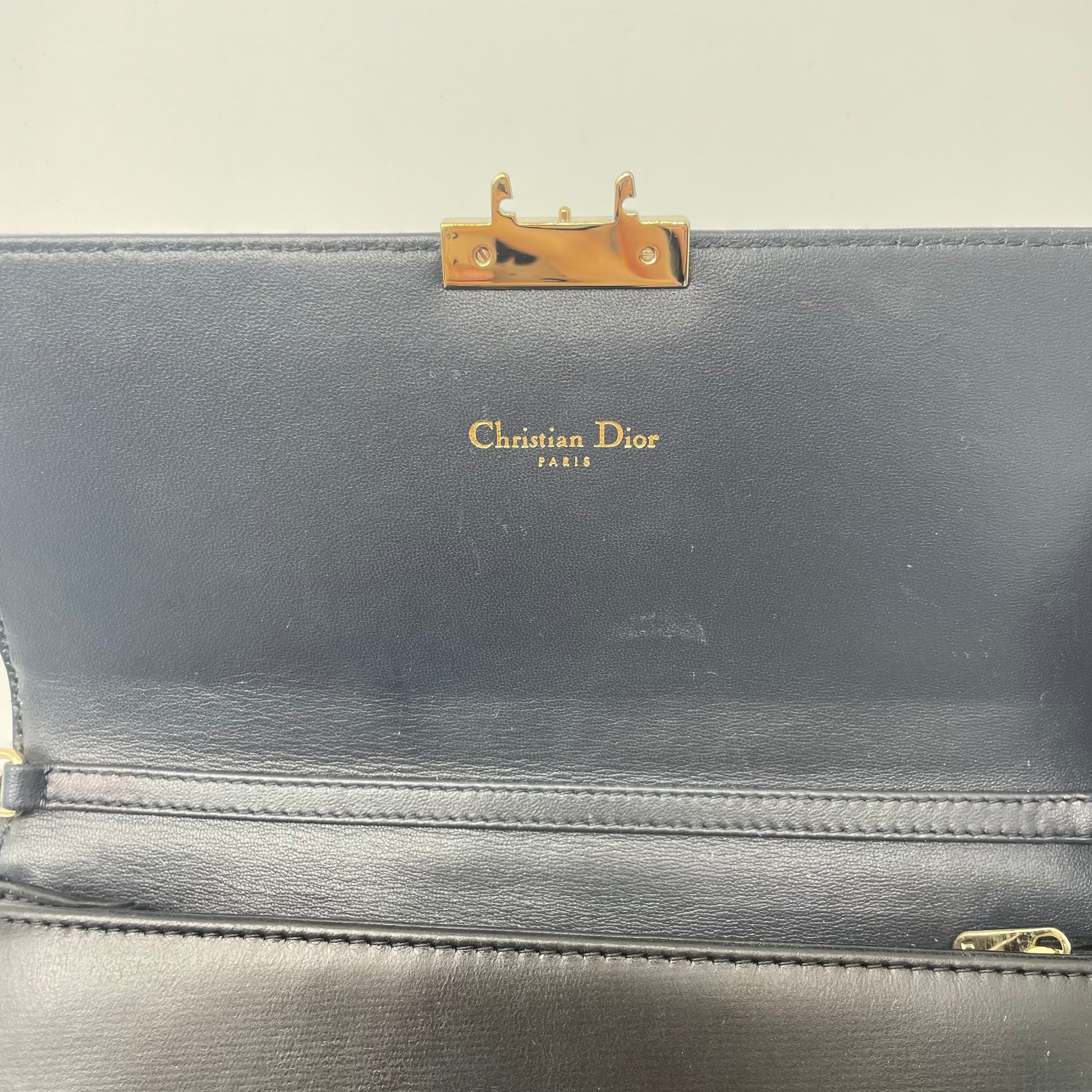 GUCCI Padlock Shoulder Bag Leather Medium