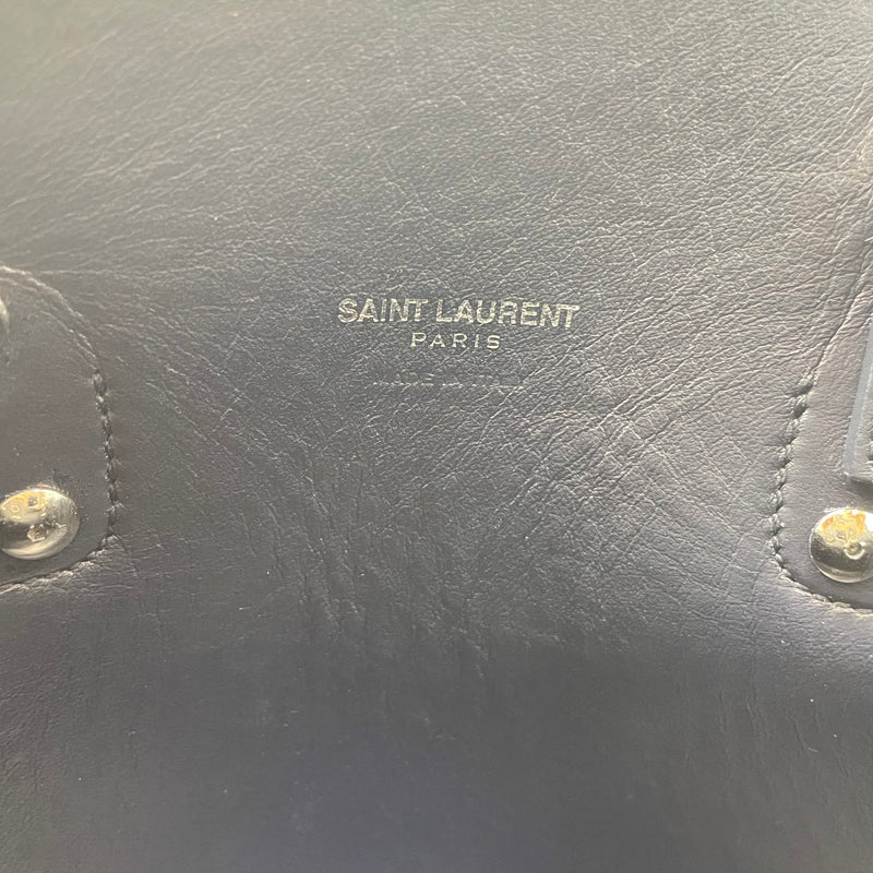 SAINT LAURENT Baby Sac De Jour In Black Grained Leather