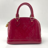 Louis Vuitton Alma BB Vernis Red Monogram