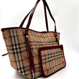 BURBERRY Haymarket Check Canterbury Tote Bag