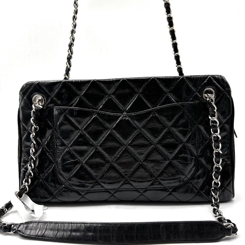 CC Chain Shopping Tote Quilted Glazed Calfskin