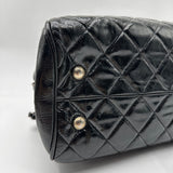 CC Chain Shopping Tote Quilted Glazed Calfskin