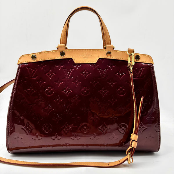 Louis Vuitton Brea Handbag Monogram Vernis MM