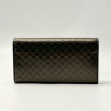 Gucci Bow Heart Continental Wallet Microguccissima Patent Long