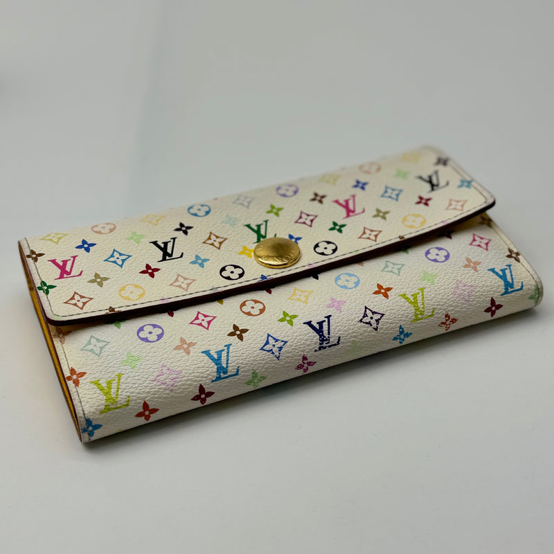 LOUIS VUITTON Multicolor Portefeuille Sarah Long Wallet