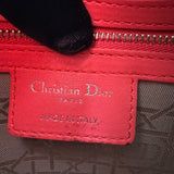 Christian Dior Lady Dior Bag Cannage Quilt Lambskin Medium