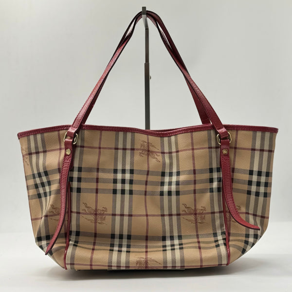 BURBERRY Haymarket Check Canterbury Tote Bag