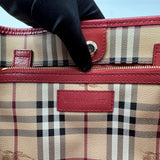 BURBERRY Haymarket Check Canterbury Tote Bag