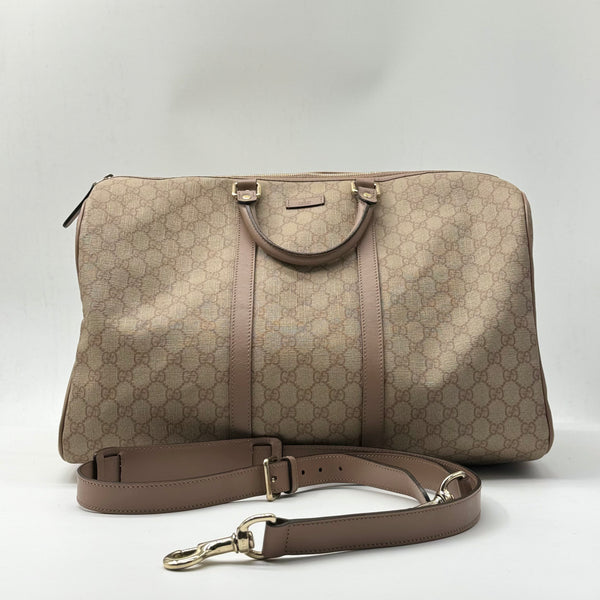 Gucci Carry On Convertible Duffle Bag GG Coated Canvas