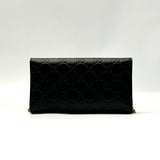 GUCCI Interlocking GG Long Wallet Leather