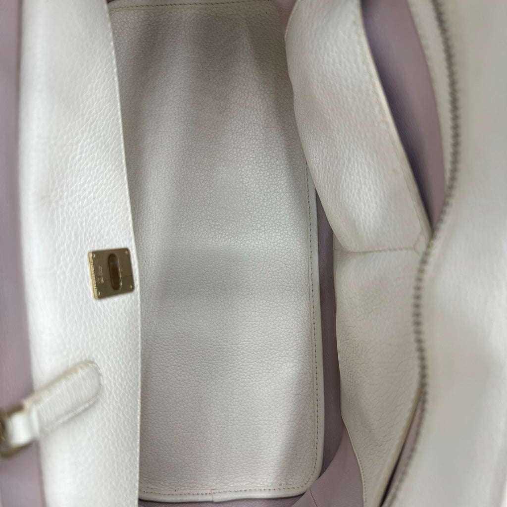 CHRISTIAN DIOR  Supple Grained Calfskin Large Open Bar Tote
