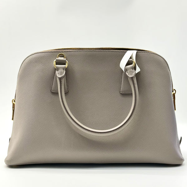 PRADA Prada Grey Leather Small Promenade Satchel