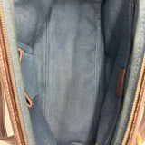 CELINE Denim Macadam Shoulder Bag