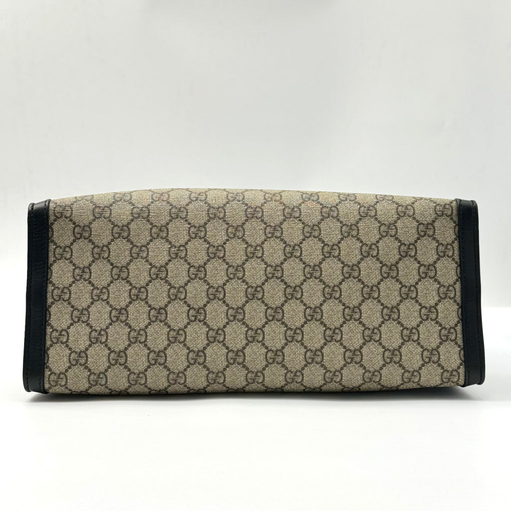 Padlock Chain Tote GG Coated Canvas Medium