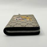 Gucci Zip Around Wallet Printed GG Coated Canvas