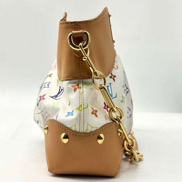 LOUIS VUITTON  Monogram Multicolor Judy PM White