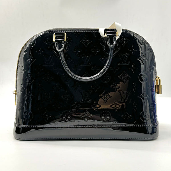 LOUIS VUITTON  Vernis Alma PM Black