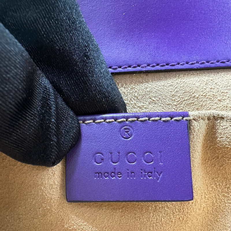 Gucci Padlock Shoulder Bag Guccissima Leather Small