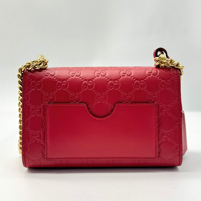 Gucci Padlock Shoulder Bag Guccissima Leather Small