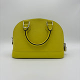 Alma Handbag Epi Leather BB Lime