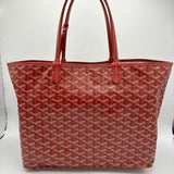 Saint Louis Tote Coated Canvas PM Red