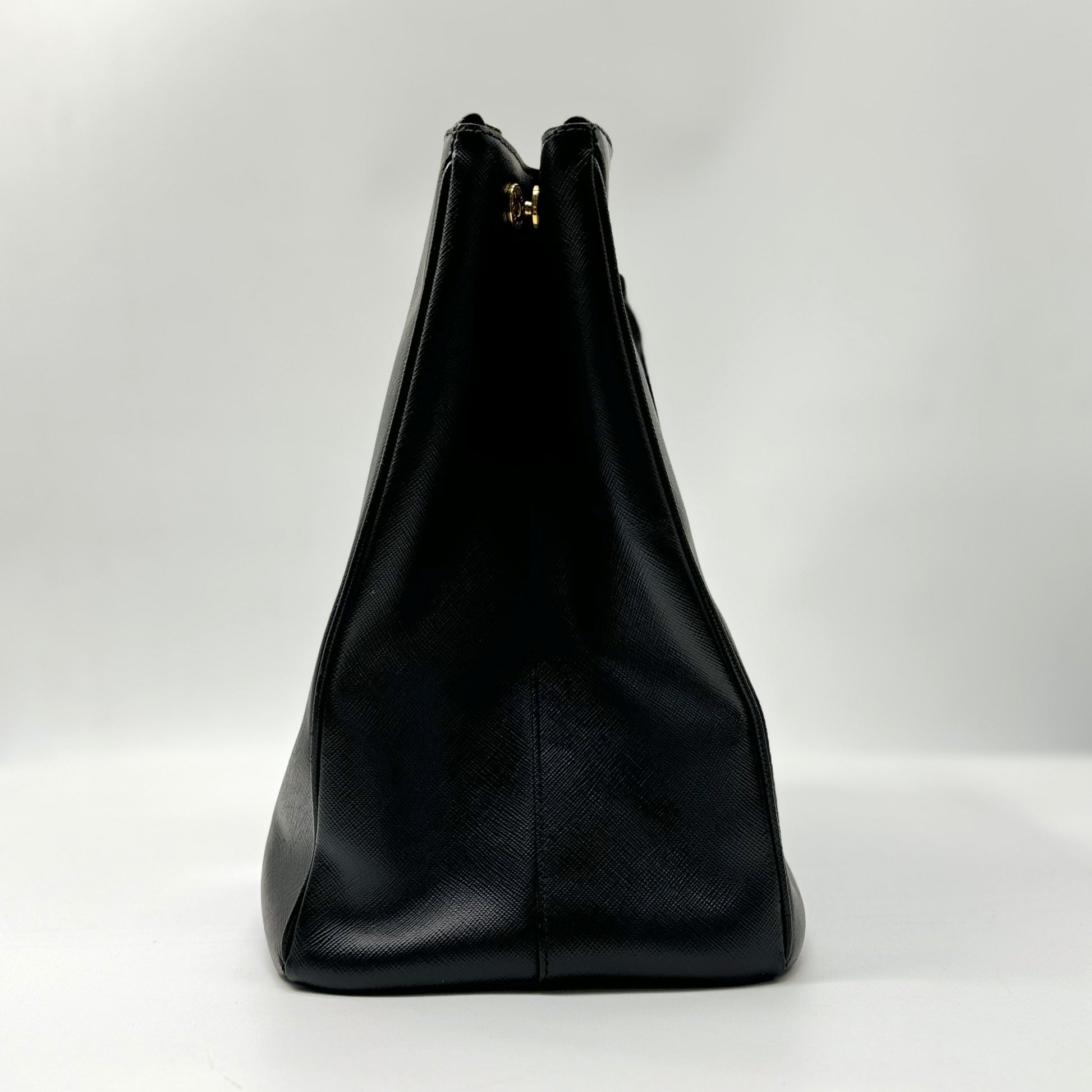 PRADA XL Saffiano Lux Galleria Double Zip Tote