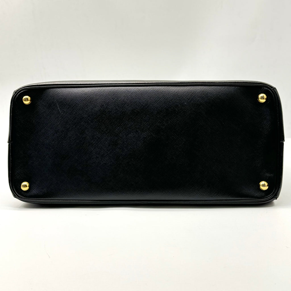 PRADA XL Saffiano Lux Galleria Double Zip Tote